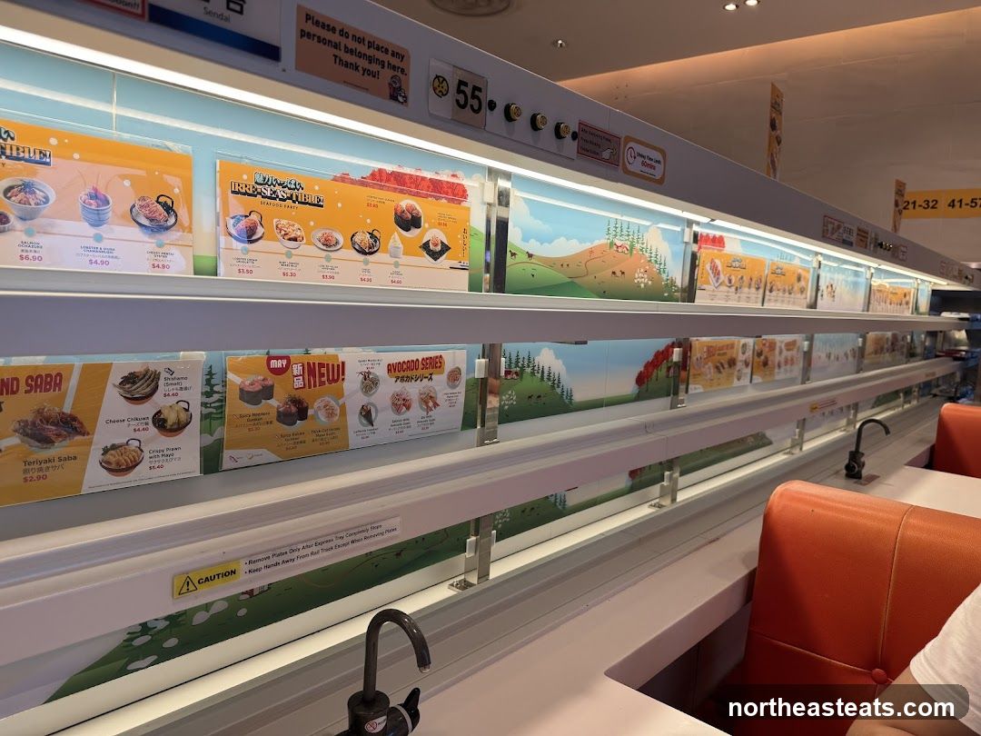 Conveyor Belt Sushi Restaurant Displays