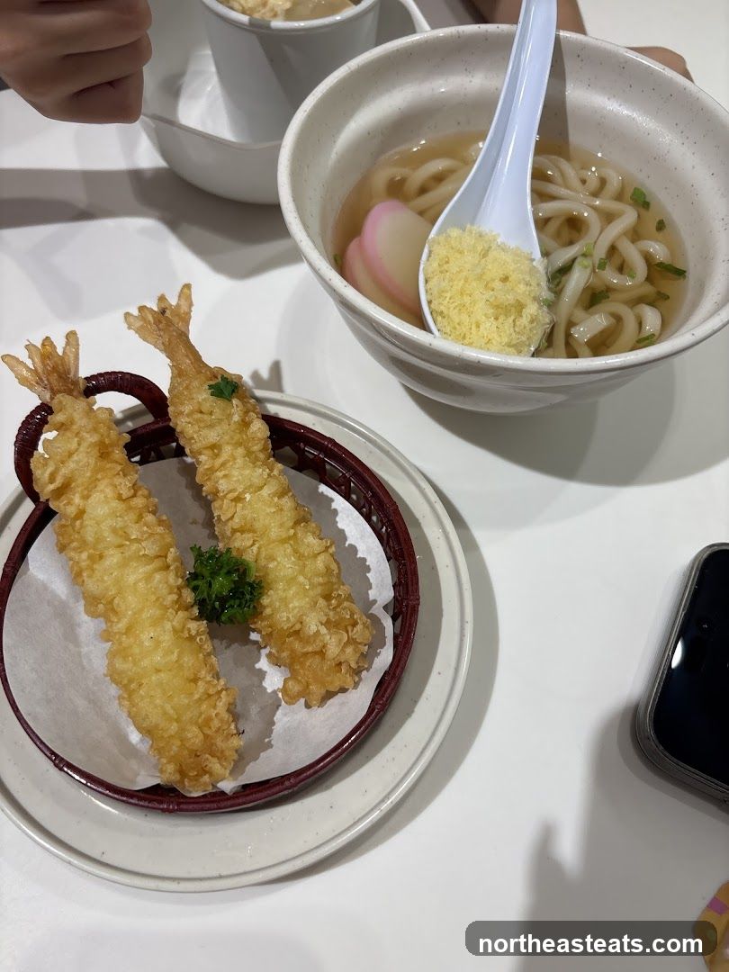 Tempura and Udon Noodles