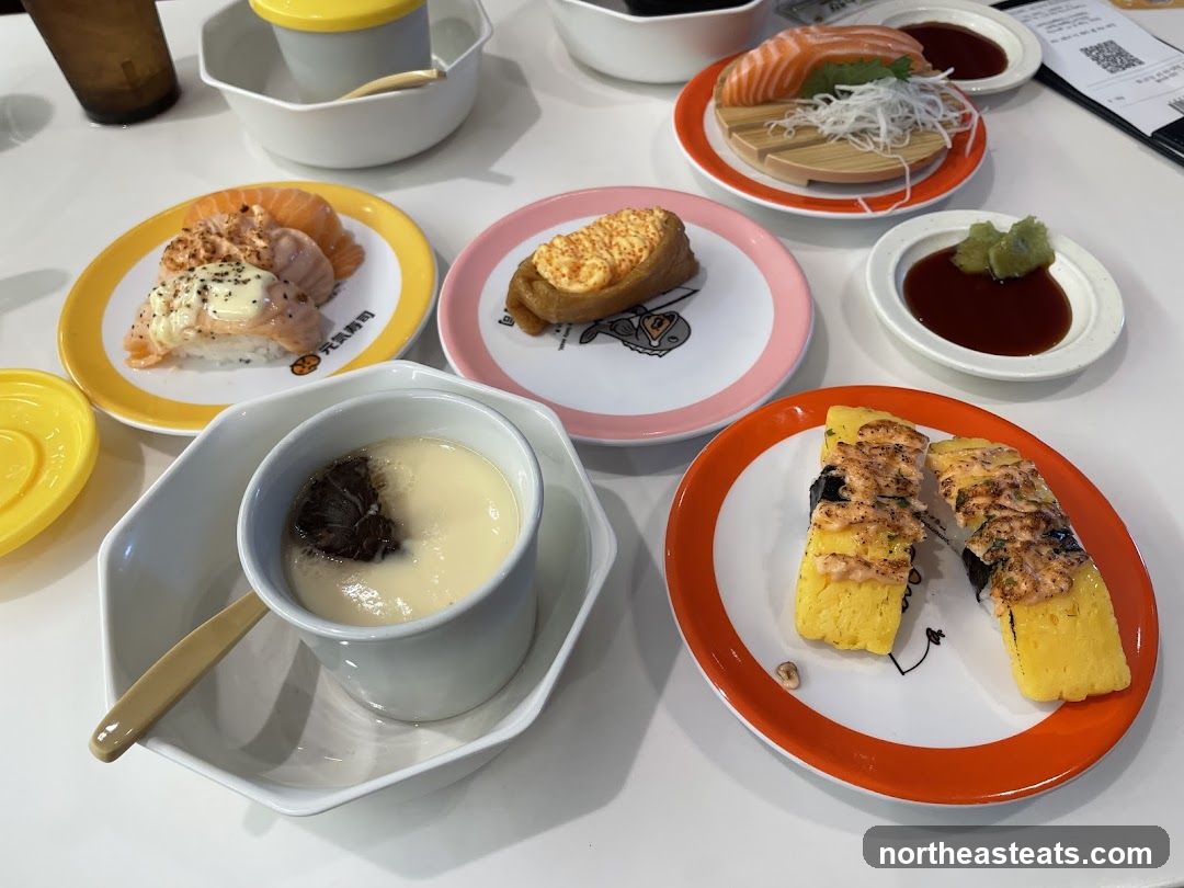 Assorted Sushi Dishes