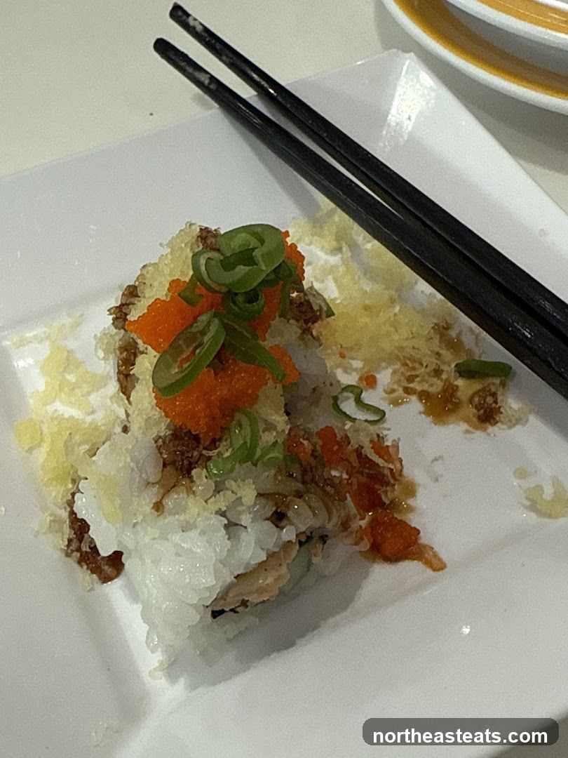 Sushi Roll with Toppings