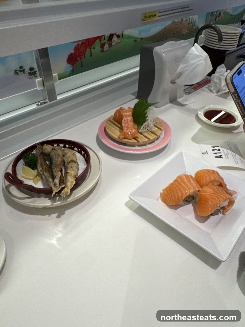 Sushi and Fried Fish