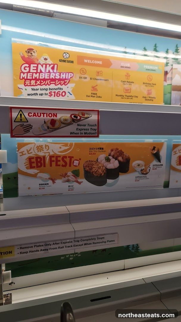 Genki Sushi Membership and Ebi Fest Promotion