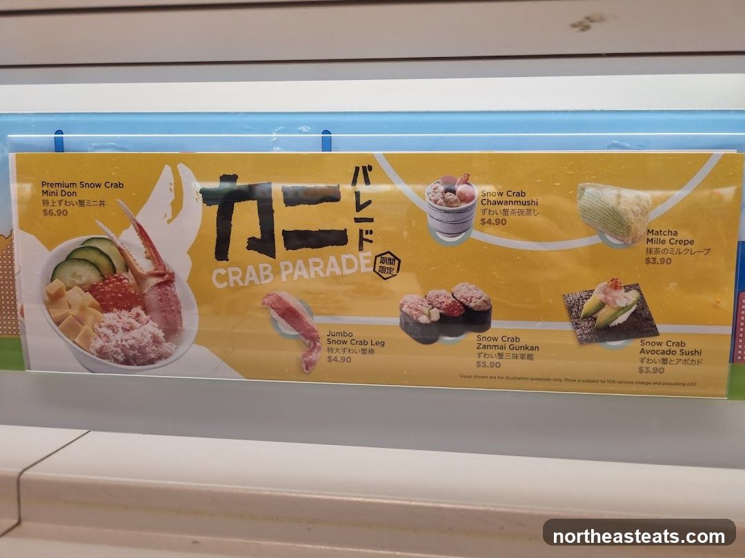 Crab Parade Menu