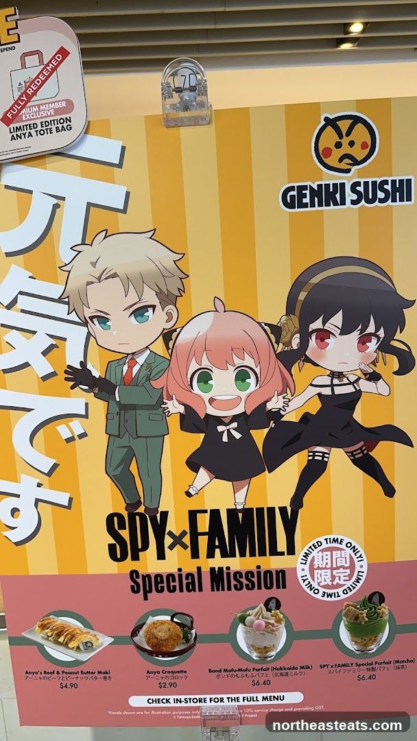Genki Sushi SPY x FAMILY Special Mission Promotion