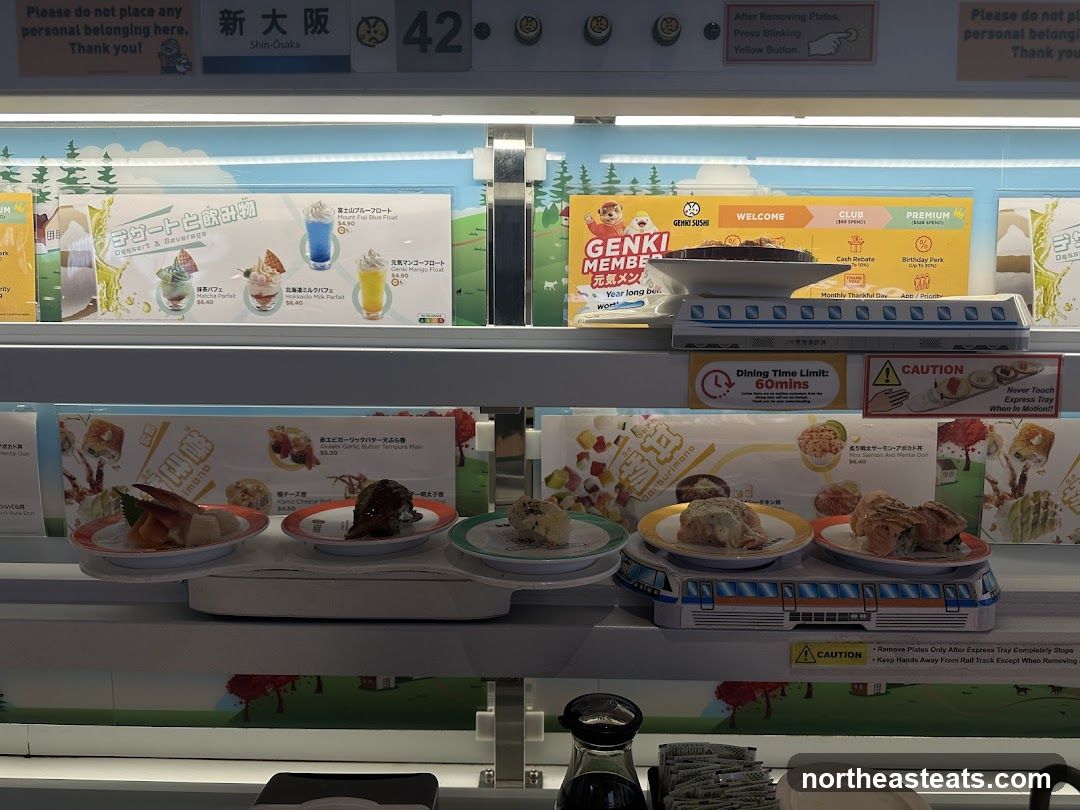 Conveyor Belt Sushi Restaurant Display