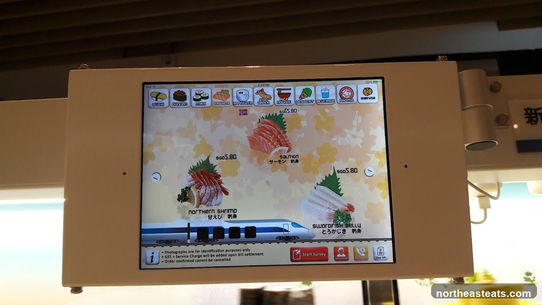 Sushi Menu