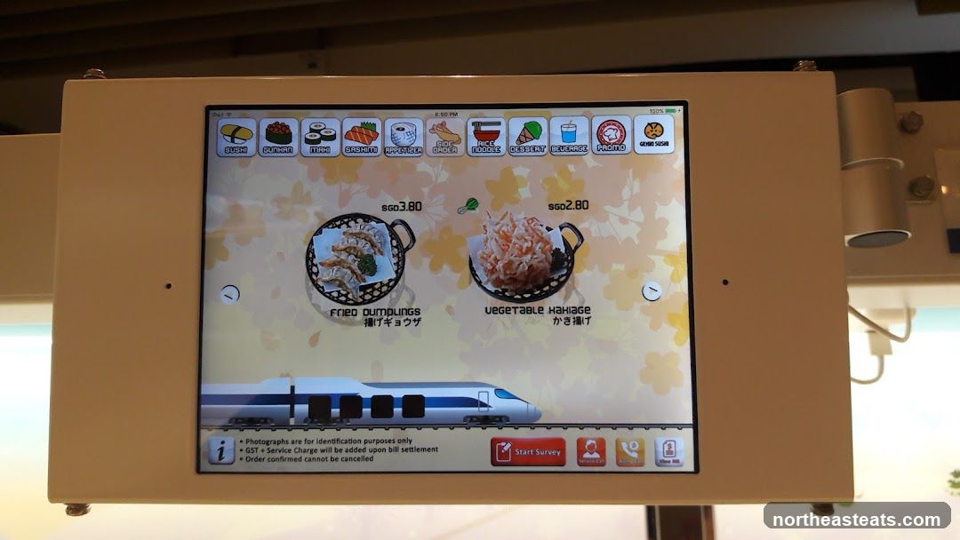 Sushi Menu