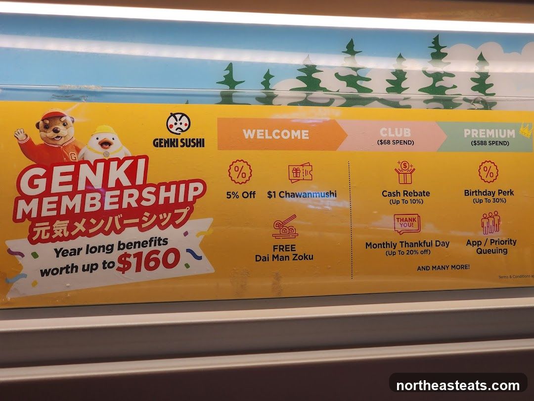 Genki Sushi Membership Benefits
