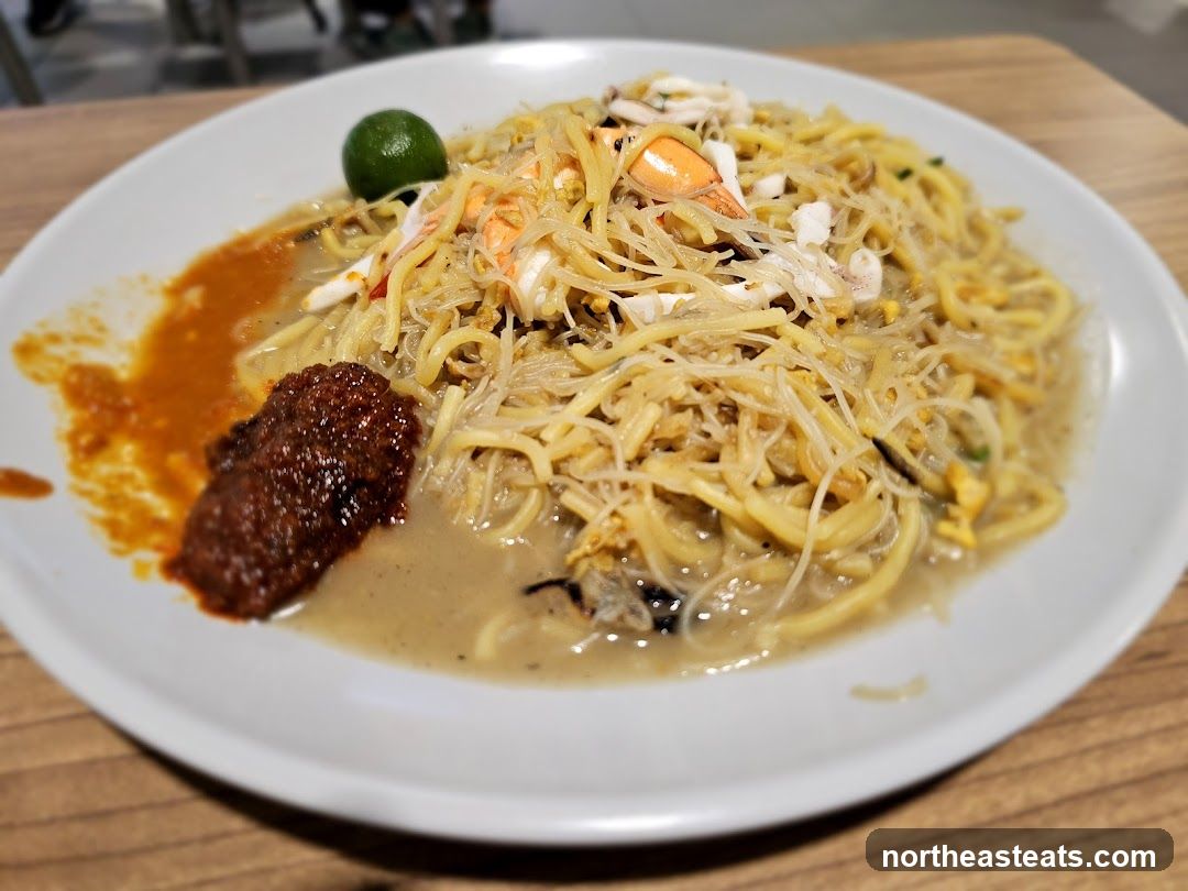 Noodles with Seafood and Chili Paste