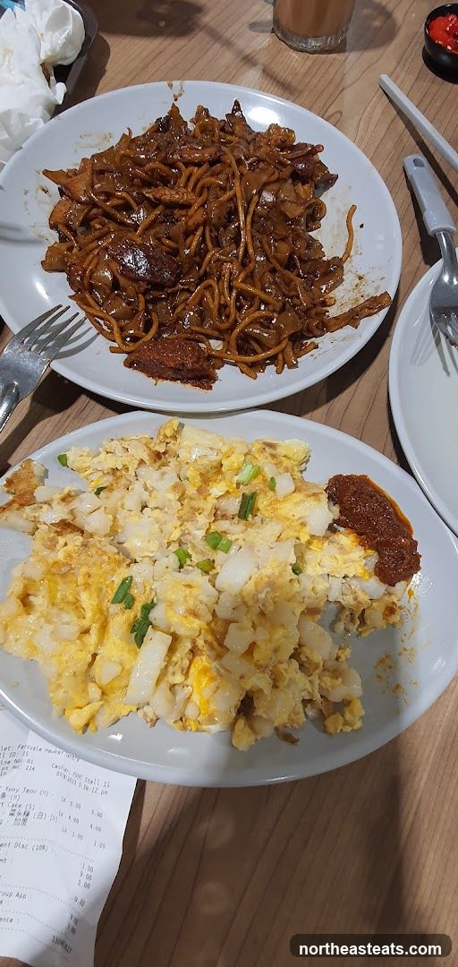 Dishes and Receipt