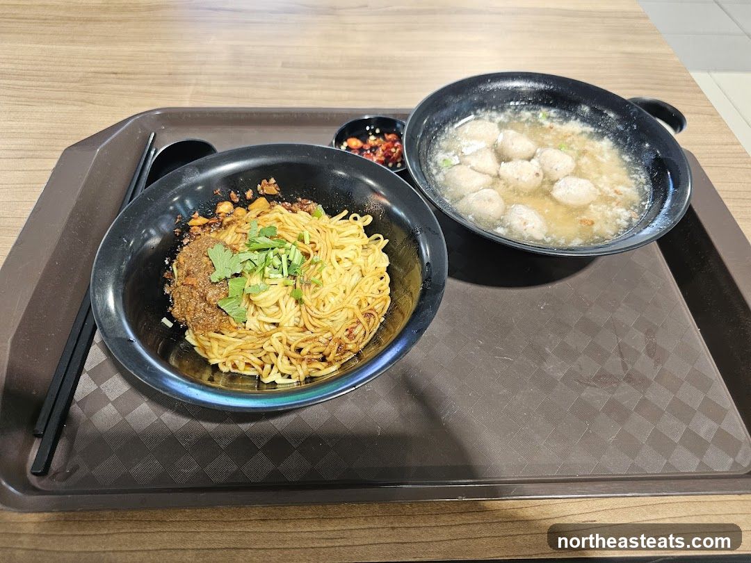 Noodles and Meatball Soup