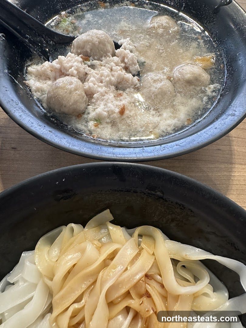 Noodle Soup with Meatballs