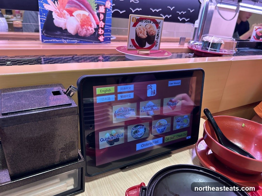 Sushi Restaurant Tablet Menu