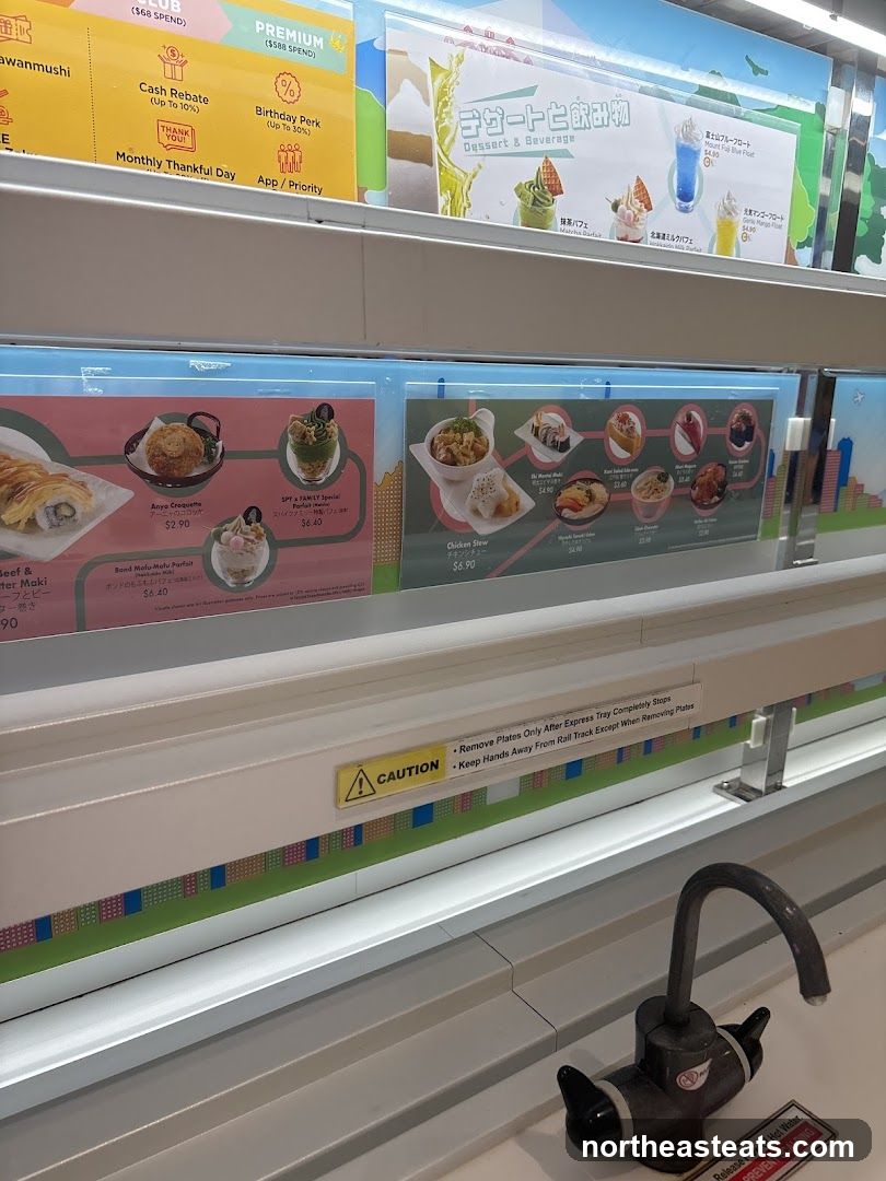 Restaurant Menu Display