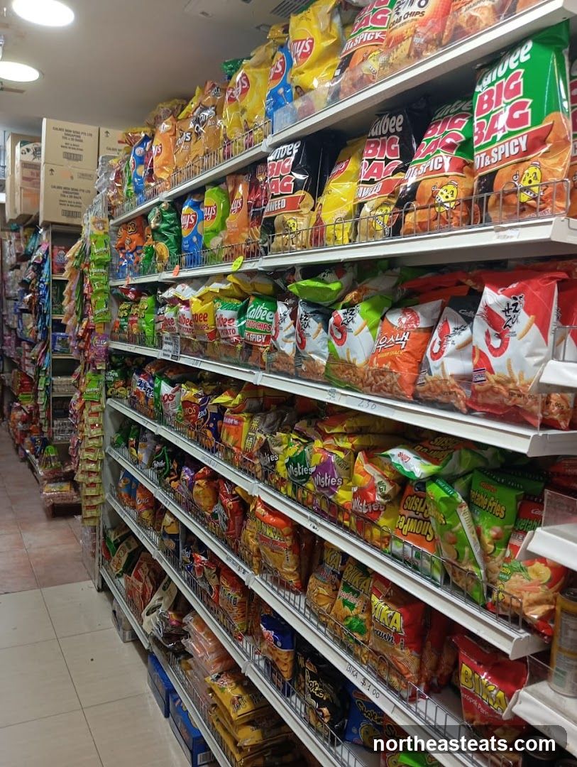 Snack Aisle in a Store