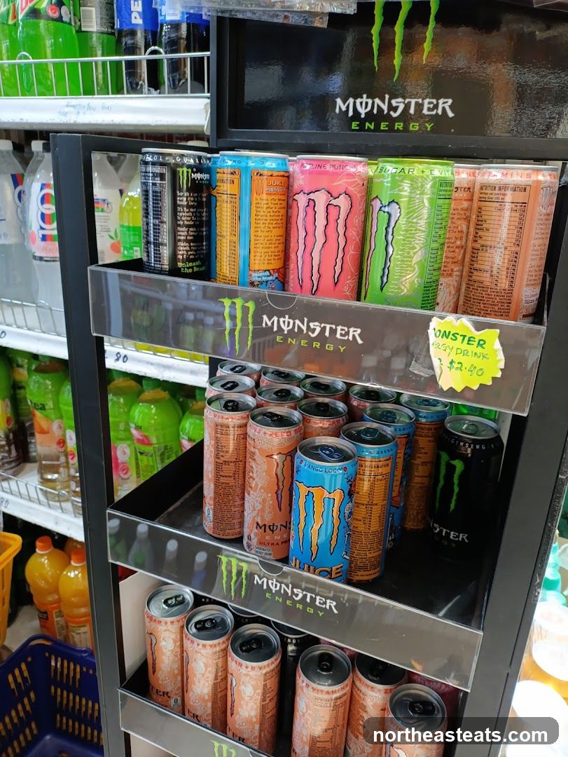 Monster Energy Drinks Display
