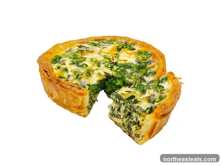 Spinach and Cheese Quiche