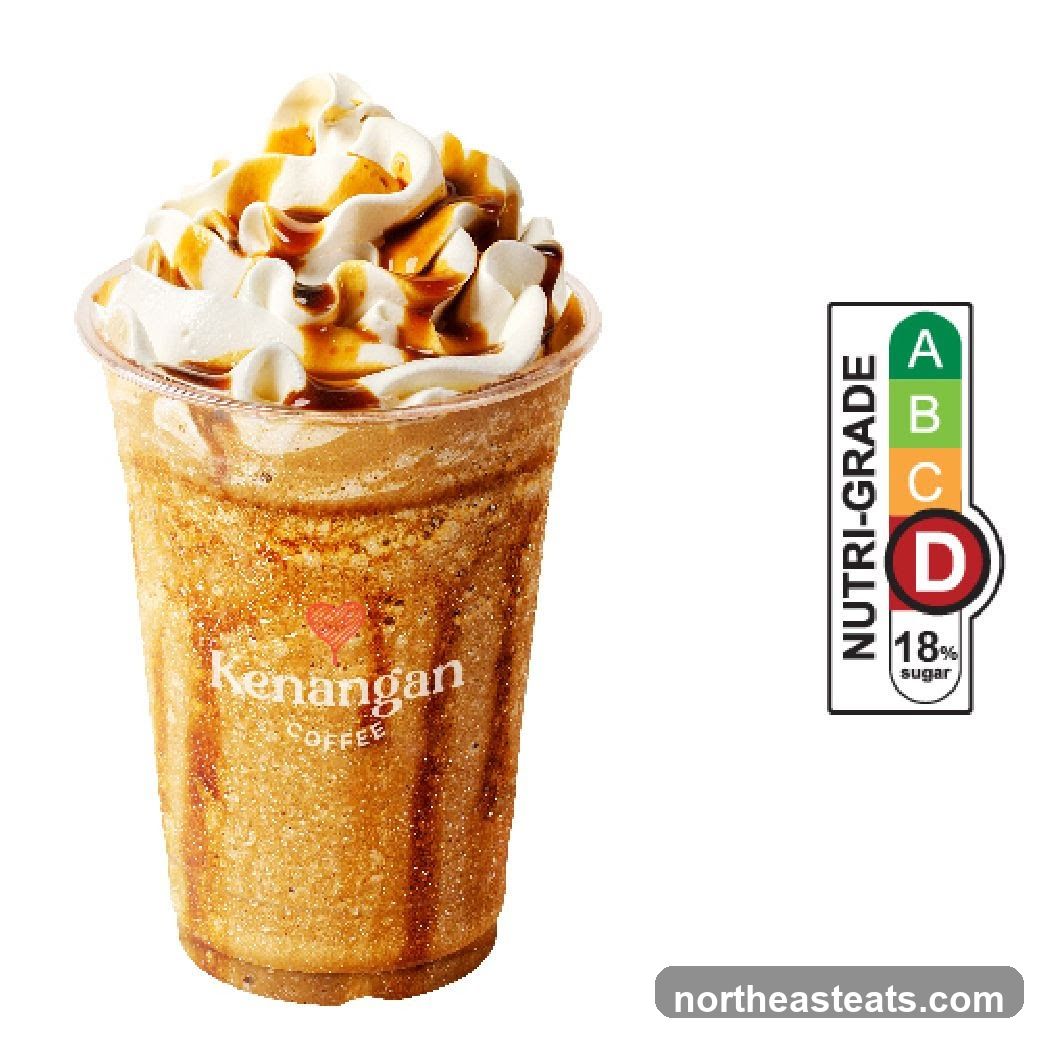 Caramel Frappe with Whipped Cream