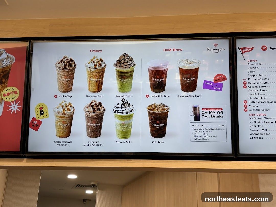 Kenangan Coffee Menu