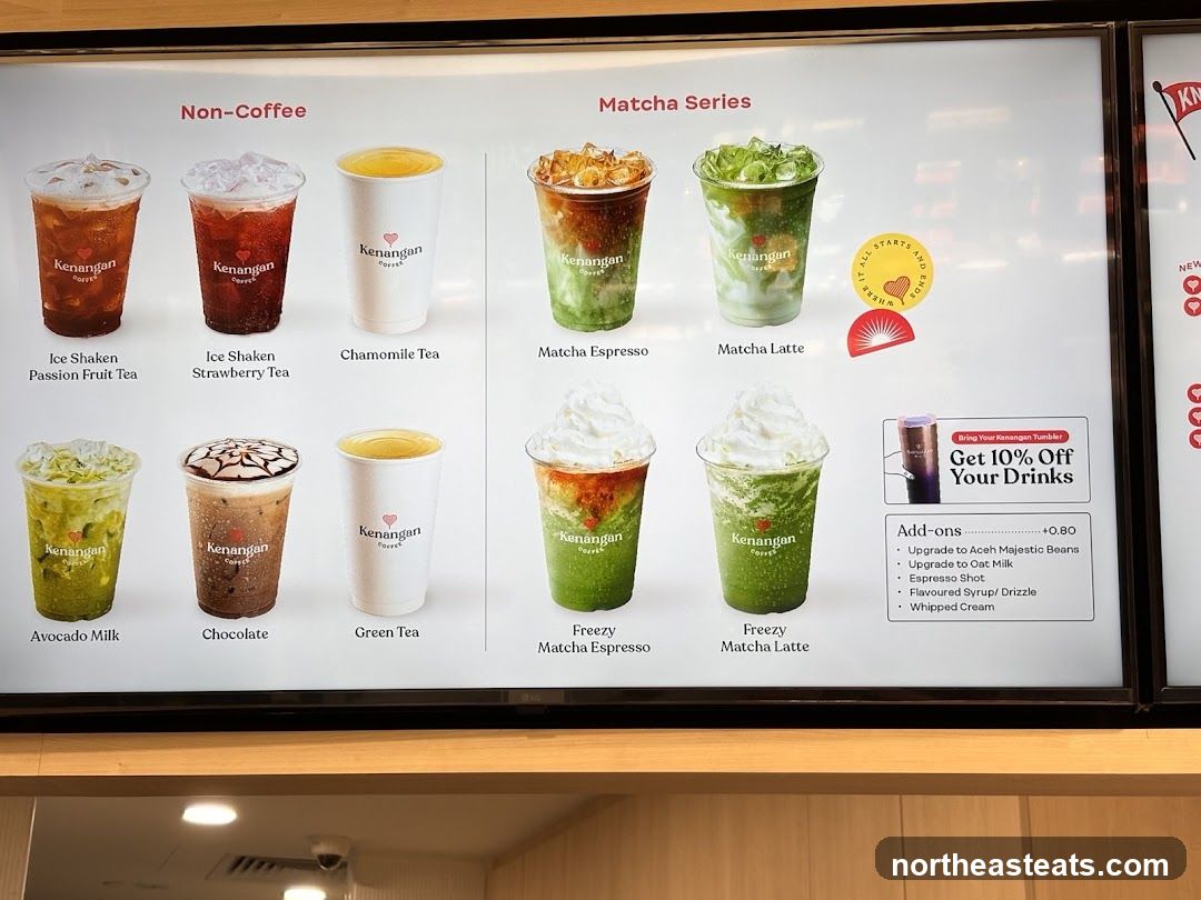 Kenangan Coffee Menu