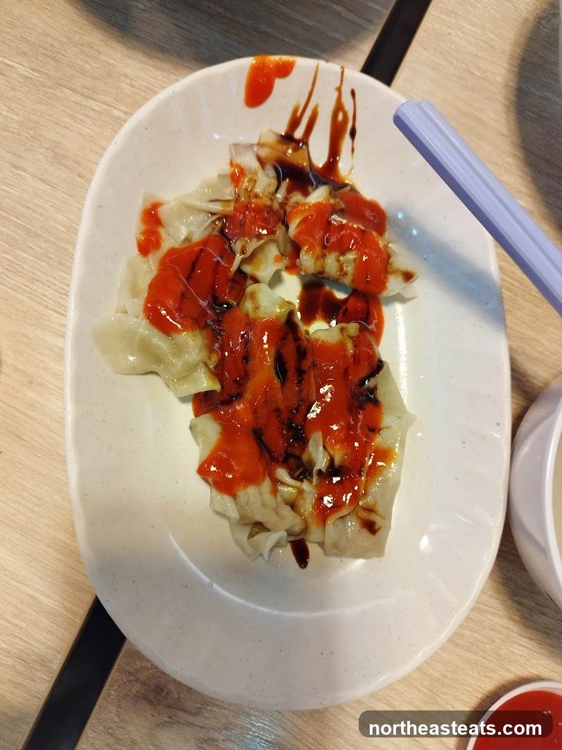 Dumplings with Sauce