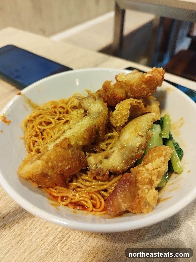 Noodles with Fried Pork Belly