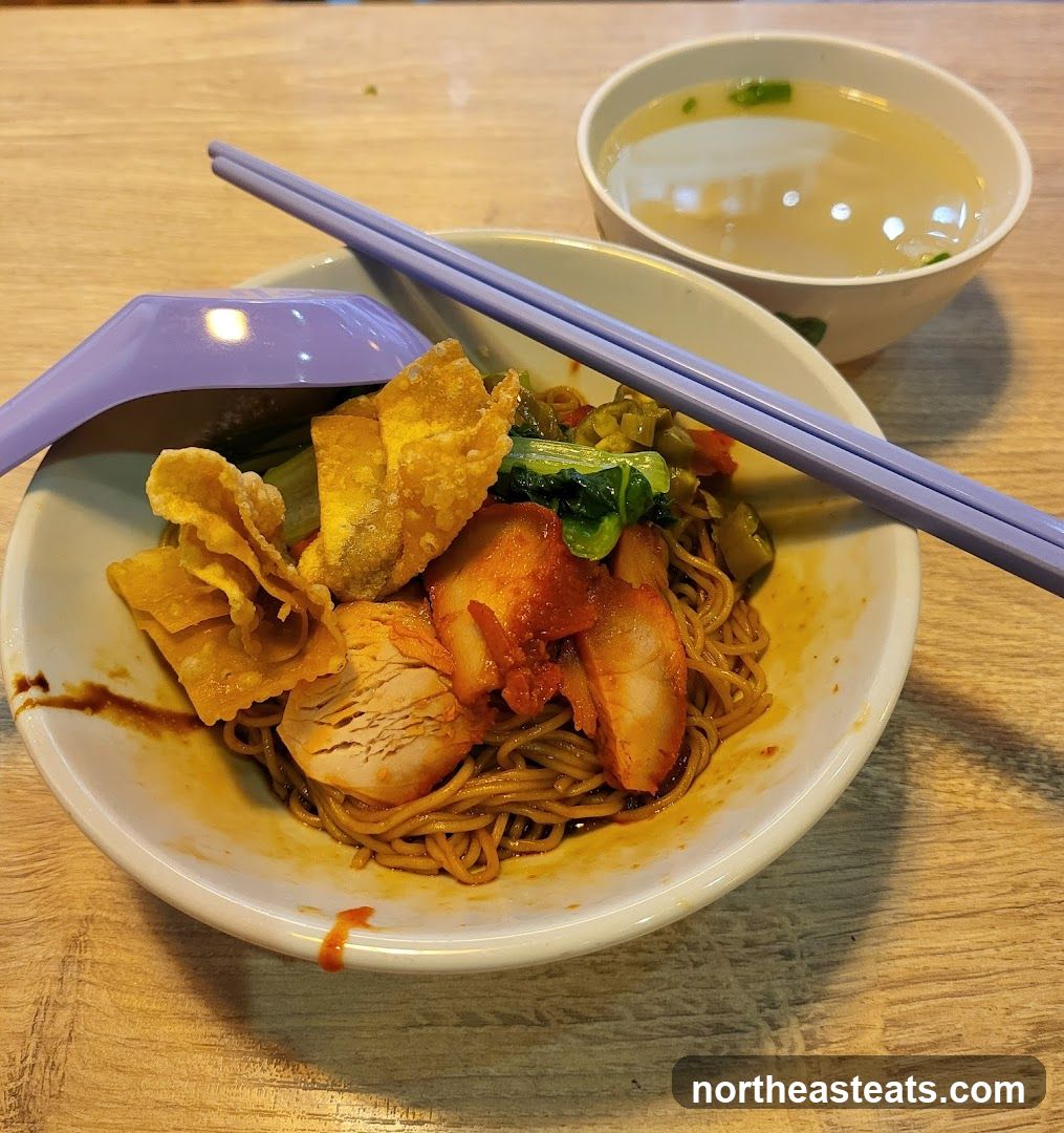 Noodles with Char Siu and Wontons