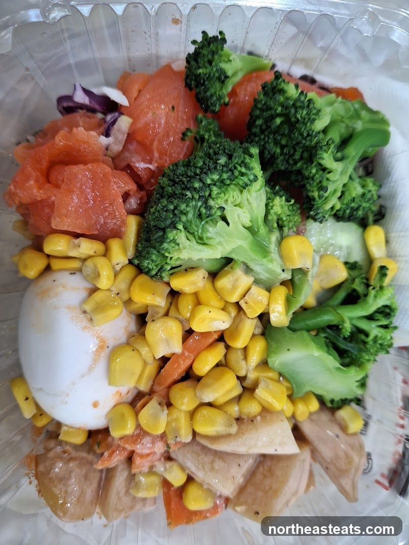 Salmon and Broccoli Salad