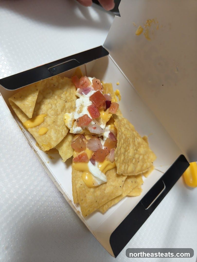 Nachos with toppings