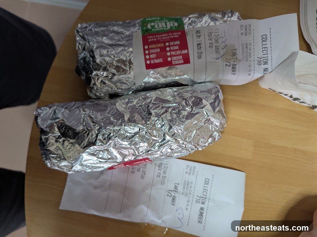 Food Wraps and Receipts