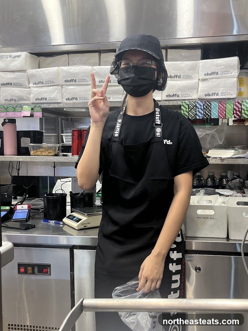 Staff member in a restaurant