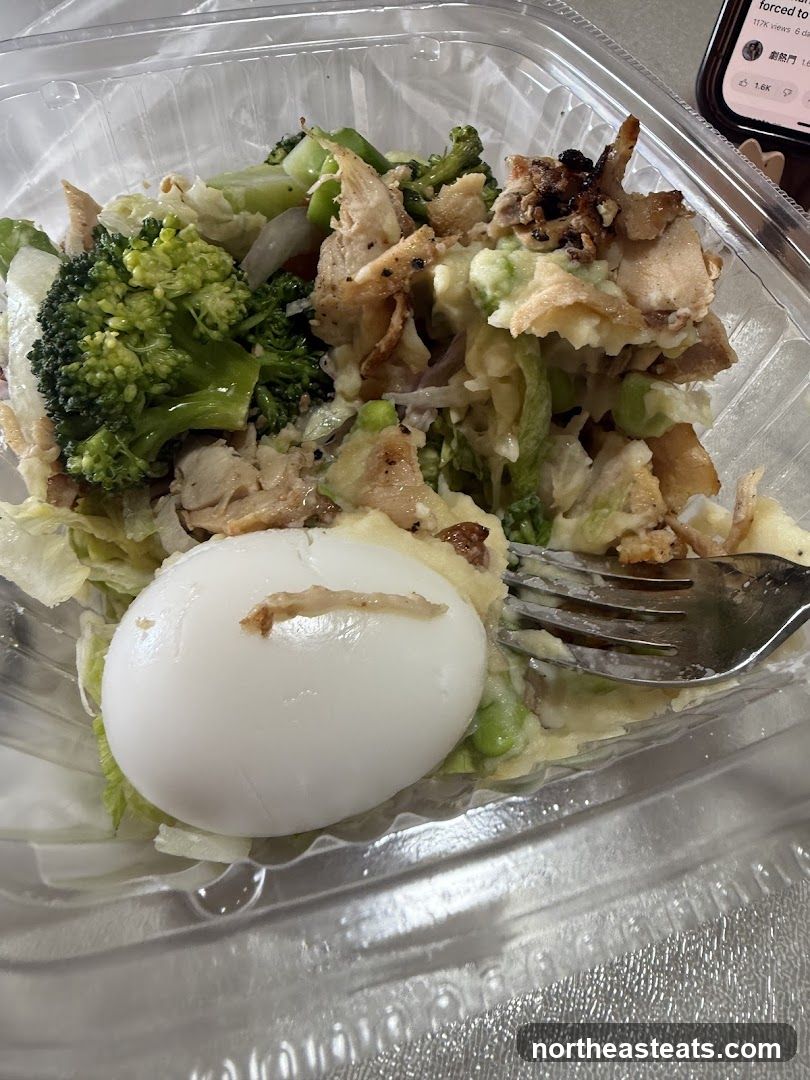 Chicken Salad with Hard-Boiled Egg