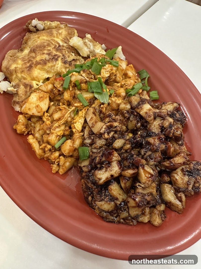 Carrot Cake with Omelette