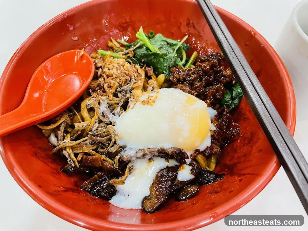 Noodles with Egg and Toppings