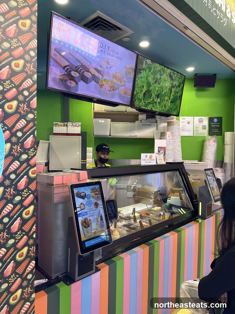 Sushi and Salad Counter