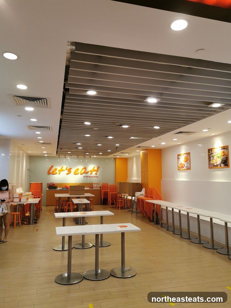 Restaurant Interior with Social Distancing Measures
