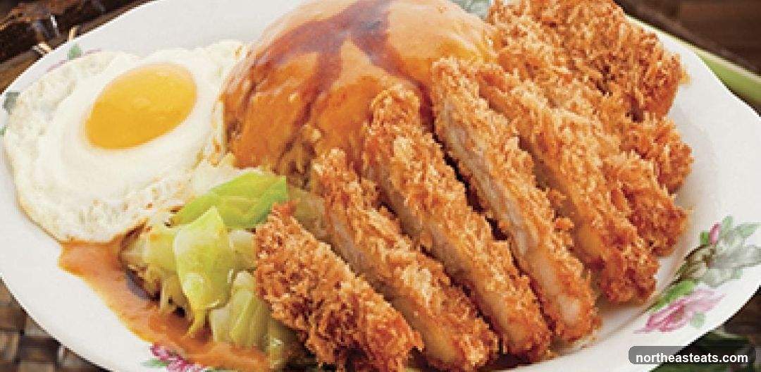 Pork Cutlet Rice Plate