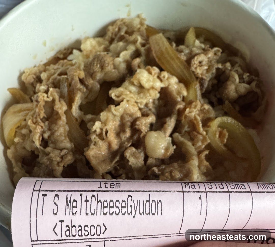 Gyudon with Melted Cheese