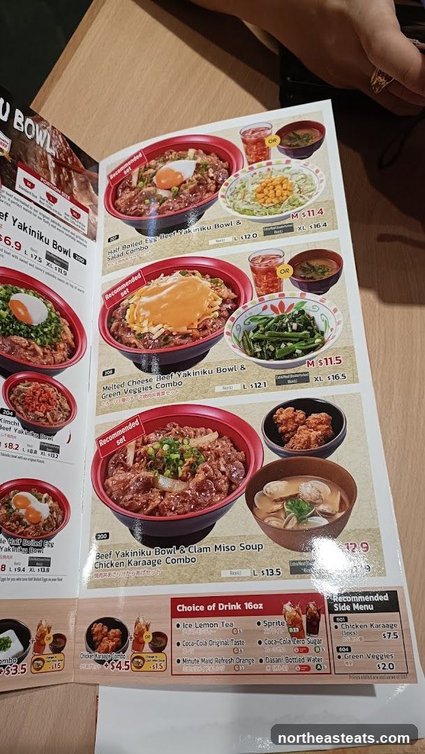 Yakiniku Bowl Menu