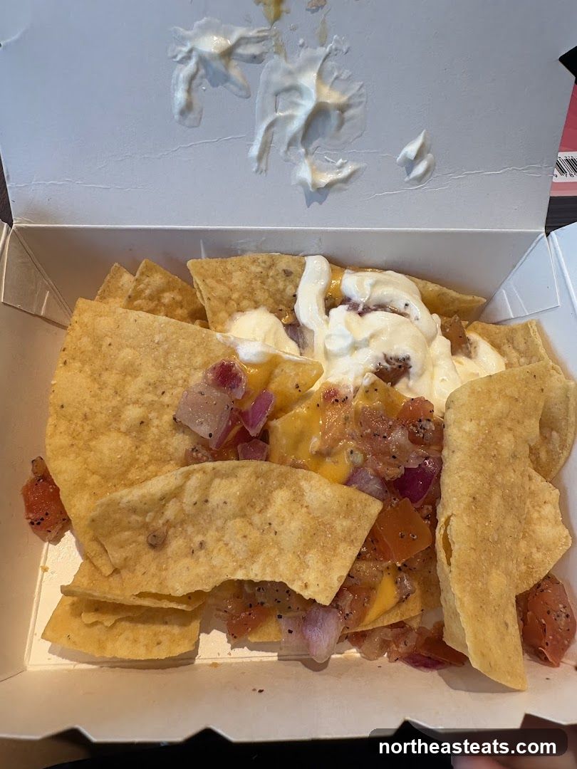 Nachos with toppings