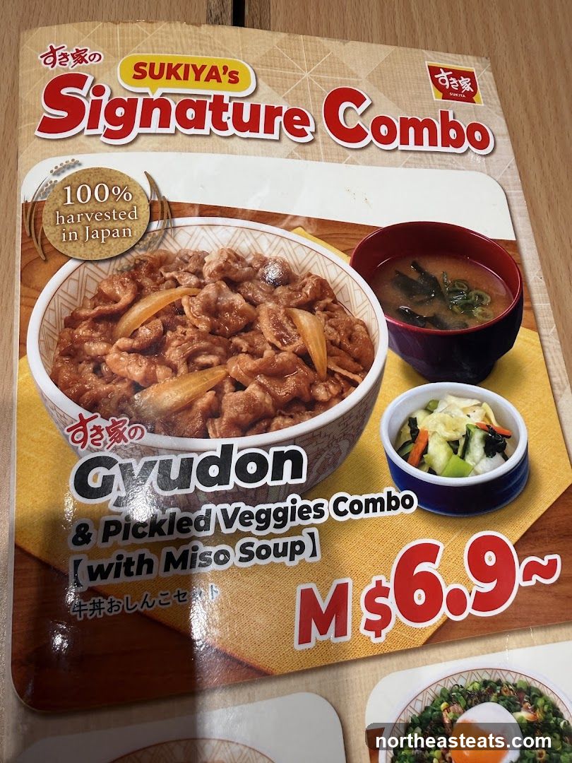 Sukiya's Signature Combo