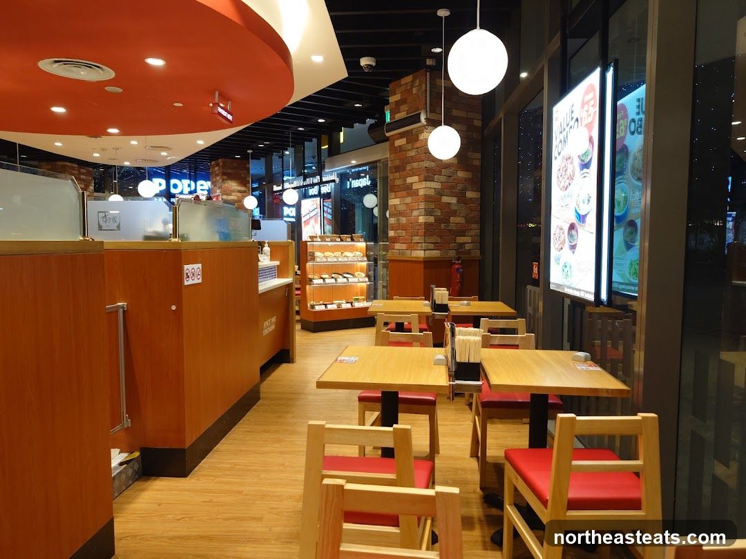 Restaurant Interior with Tables and Chairs