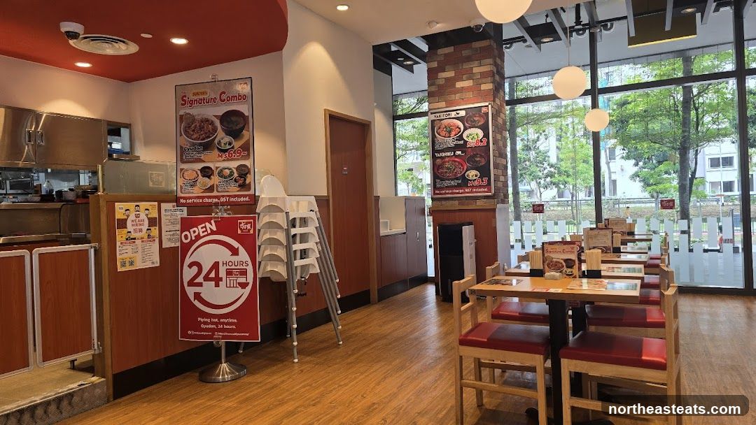 Restaurant Interior with Menu Boards