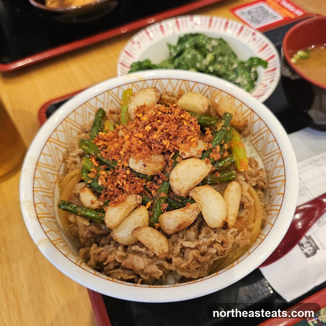 Beef and Garlic Rice Bowl