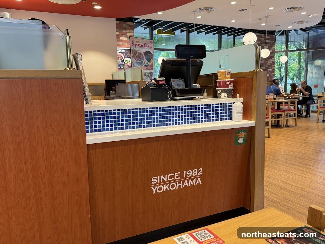 Restaurant Counter and Dining Area
