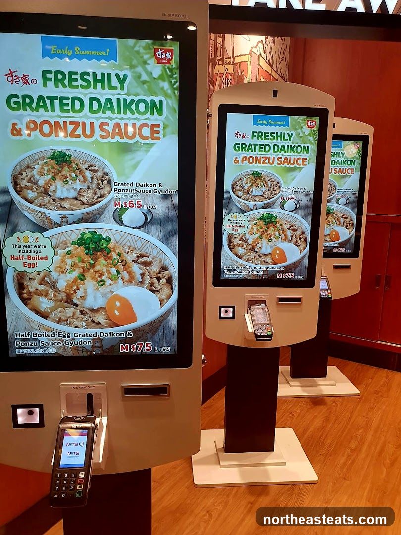 Self-order kiosks