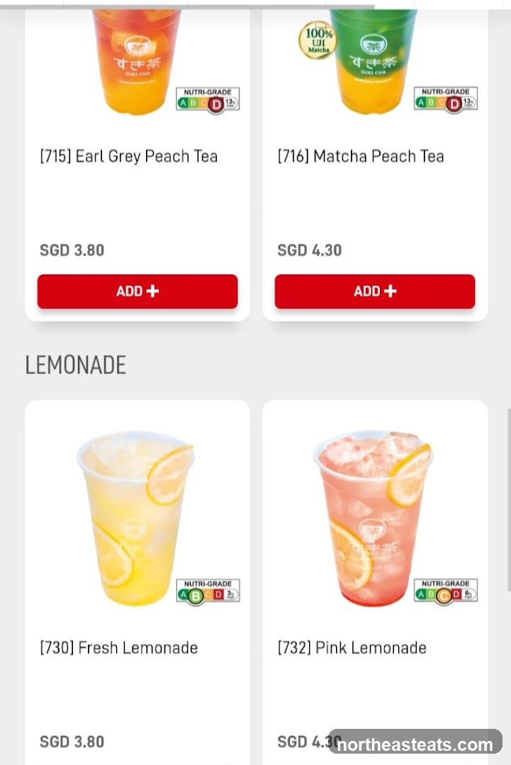 Beverage Menu