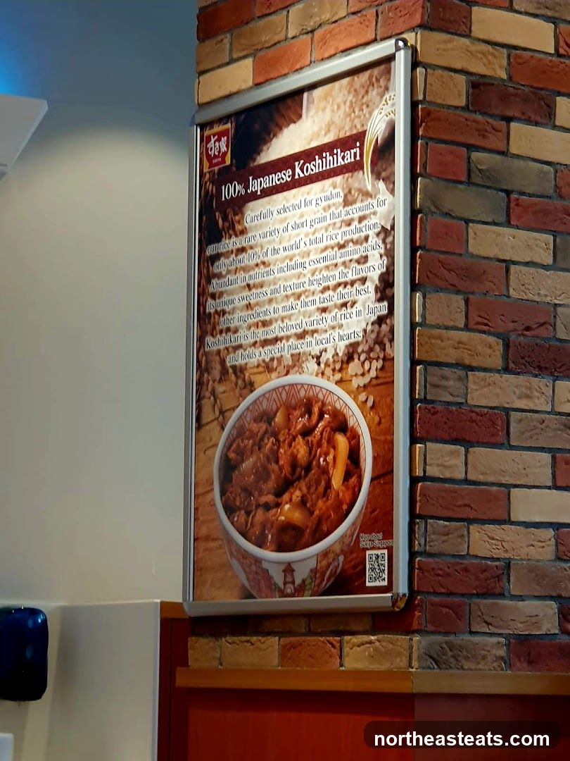 Advertisement for Japanese Koshihikari Rice