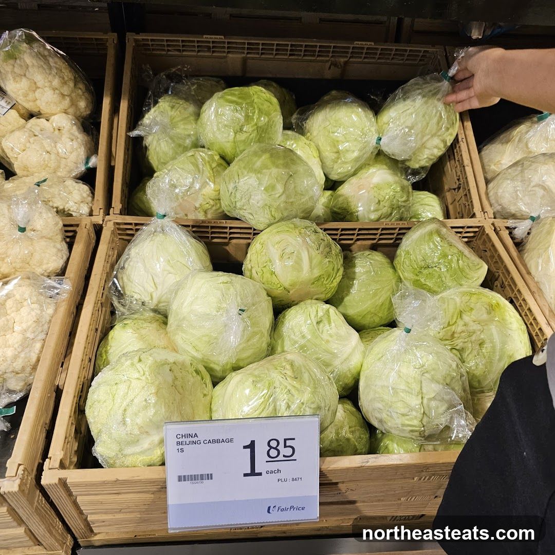 Cabbage and Cauliflower Display