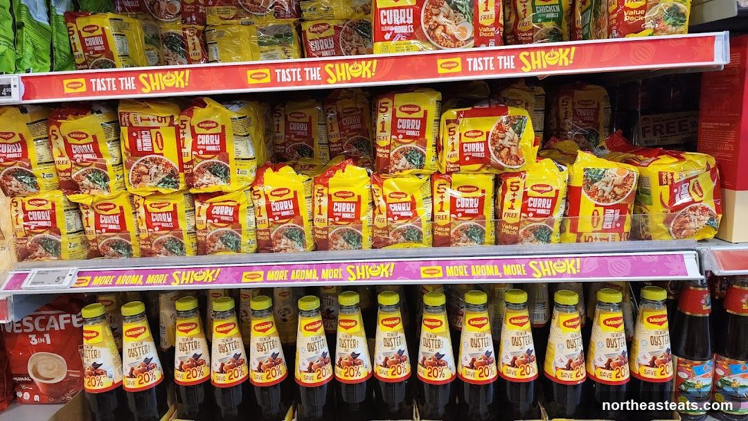 Maggi Noodles and Oyster Sauce Display